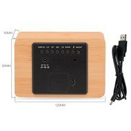 Sunshine-tipway&reg; Wireless Wooden Bluetooth Stereo Speaker Clock Kit with Alarm Function and LED Display Works... N5