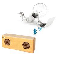 Sunshine-tipway&reg; Wireless Wooden Bluetooth Stereo Speaker Clock Kit with Alarm Function and LED Display Works... N8
