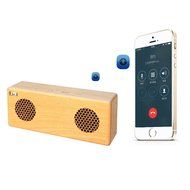 Sunshine-tipway&reg; Wireless Wooden Bluetooth Stereo Speaker Clock Kit with Alarm Function and LED Display Works... N9