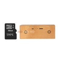 Sunshine-tipway&reg; Wireless Wooden Bluetooth Stereo Speaker Clock Kit with Alarm Function and LED Display Works... N10