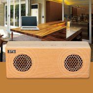 Sunshine-tipway&reg; Wireless Wooden Bluetooth Stereo Speaker Clock Kit with Alarm Function and LED Display Works... N11