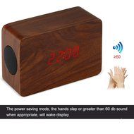 Sunshine-tipway&reg; Wireless Wooden Bluetooth Stereo Speaker Clock Kit with Alarm Function and LED Display Works... N15