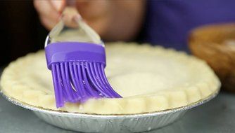 Silicone Baster Brush - Basting Brush by Chef Curious, SBB1Pk, Purple-Great Gift For Foodies N6