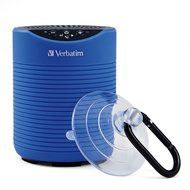 Verbatim Mini Wireless Waterproof Bluetooth Speaker with Microphone, Blue 98592 N2