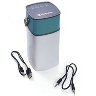 Verbatim Mini Wireless Waterproof Bluetooth Speaker with Microphone, Blue 98592 N11