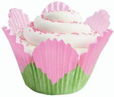 Wilton Petal Grass Shaped Baking Cups, 24-Pack N5