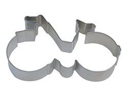 CybrTrayd RM-1021 R&amp;M Bicycle 5.5&quot; Cookie Cutter, Metallic