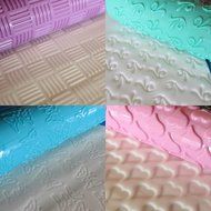 Colourful Plastic Embossed Textured Patterned Fondant Rolling Pins- Set of 8- Cake decorating Baking by Kurtzy TM N2