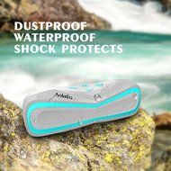 Bluetooth Speakers, Aolaifo Portable Waterproof Bluetooth Wireless Speakers - Sandproof &amp; Shockproof, IP67 Water... N4