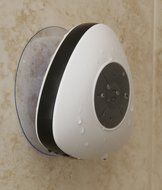 Rebono Waterproof Shower Stereo Bluetooth Speaker W/Mic &amp; Suction Cup Mount, For Use With Latest Smartphone Devices... N4