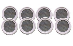 Sprouting Lid for Mason Jars &#039;The Original Speed Strainer Lid&#039;&reg; (Set of 8 Wide Mouth Lids) for Sprouts, Sprouting...