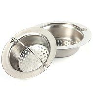 Portable Stainless Steel Sink Strainer Bathroom Kitchen Waste Drain Filter Disposer