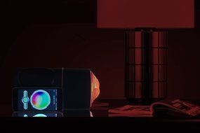 TRAKK Glow New Model App Enabled LED Bluetooth 4.0 Speaker &ndash; 360 Degree 20W &ndash; Weatherproof 30 Feet Long Distance... N4