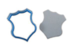 The Badge Plaque Cookie Cutter - STANDARD - 3 Inches