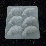 Giftshop12 Plastic Koi Fish Goldfish Shaped Mold
