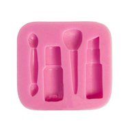 Bingirl Silicone Mold Woman Makeup Cosmetic Lipstick Baking Fondant Cake Docarating Tool N3