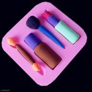 Bingirl Silicone Mold Woman Makeup Cosmetic Lipstick Baking Fondant Cake Docarating Tool N4