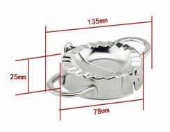 Dumpling Maker, Kootips 2Pcs/set Artmice Stainless Steel Dumpling Maker and Dough Press for Home Kitchen, Stainless... N3