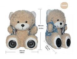 11.8 Inches Multifunctional Teddy Bear Plush Toy Bluetooth Wireless Micro SD Memory Card Stereo Speaker w/ FM... N6