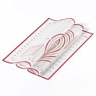 Red Large Size 60 x 40 cm Non Stick Silicone Baking Liner Pastry Mat Sheet with Measurements * FREE SHIPPING * N5