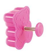 Fox Run Brands 67055 4-Piece Valentine&#039;s Day Fondant Plunger Cutter Set