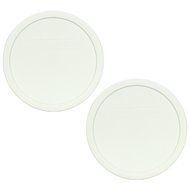 Corningware F-5-PC French White 1.5qt Round Plastic Cover (2 Pack)