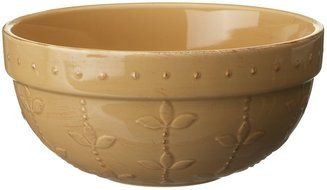 Signature Housewares Sorrento Collection 90-Ounce Medium Mixing Bowl, Gold Antiqued Finish
