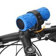 Transwin 958C Waterproof Wireless Bluetooth Speaker with Microphone - Blue N2