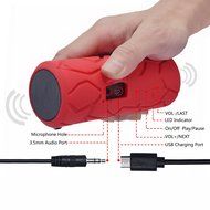 Transwin 958C Waterproof Wireless Bluetooth Speaker with Microphone - Blue N9