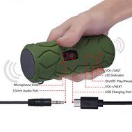 Transwin 958C Waterproof Wireless Bluetooth Speaker with Microphone - Blue N21