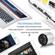 Ultra Portable Bluetooth Speaker by BOOMER VIVI Small Metallic Body 3W Bass Dynamic Sound Compact Design With... N5