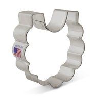 Ann Clark Baby Bib Cookie Cutter - 3 Inches - Tin Plated Steel