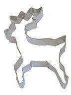 R&amp;M Reindeer Standing 5&quot; Cookie Cutter in Durable, Economical, Tinplated Steel