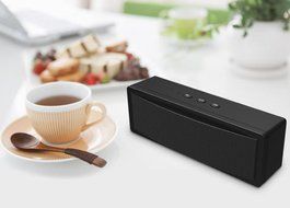 Eshock Portable Wireless Super Bass Stereo Bluetooth Speaker for SmartPhone/Tablet PC,Black N3