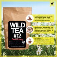 Organic Chamomile and Honeybush Tea with Vanilla Bean, Wild Tea #12 &ldquo;Red Honey&rdquo; Herbal Tea with Chamomile Flowers... N3