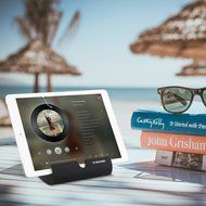 Transwin Portable Wireless Bluetooth Speaker for Home and Outdoor Use with Viewing Cradle for Ipads, Phones,Tablets N2