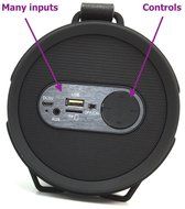 Portable Bluetooth Speaker &ndash; Medium Bazooka Cylinder Speaker &ndash; Indoor/Outdoor Play - Wireless, Loud, High Output... N4