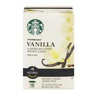 STARBUCKS KEURIG K-Cup Vanilla Coffee, 10 ct