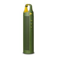 MVMT Cliff Portable Wireless and Water Resistant Bluetooth Speaker with Built In Carabiner (Army Green and Yellow)