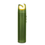 MVMT Cliff Portable Wireless and Water Resistant Bluetooth Speaker with Built In Carabiner (Army Green and Yellow) N2