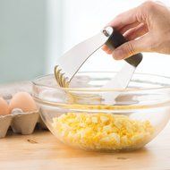 Spring Chef Dough Blender, Top Professional Pastry Cutter with Heavy Duty Stainless Steel Blades, Medium Size N6