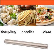 LAIMALA Stainless Steel Rolling Pin Baker Metal Rolling Pin with 13.5&quot; N4