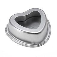 Aluminum Alloy Love Heart Shaped Cake Pan Biscuit Baking Mold 3 Sizes. N4