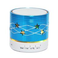 Sicneka Mini LED Bluetooth Wireless Speaker Portable Altavoz Bluetooth FM Radio Speaker (Blue)