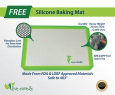 Best Stainless Steel Cooling Rack with Bonus Silicone Baking Mat. Roast Bacon and Delicious Low-fat Chicken and... N2