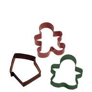 Wilton 3 Piece Gingerbread Cookie Cutter Set