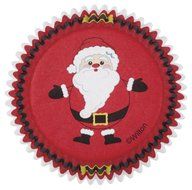 Wilton 415-2662 Christmas Secret Santa Cupcake Combo Baking Cups and Picks N2