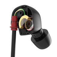Dreaman KZ-ATES Copper Conductor Ear Hook HIFI Earphone Sport Headphones with Foam Tips