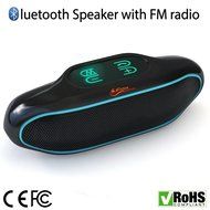 iFox IFS309 Wireless Portable Bluetooth Speaker for iPhone iPad Android or Computer with FM Radio, AUX, USB, SD...