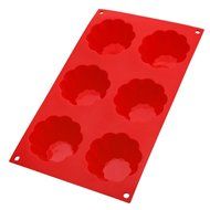 TFDSY 6 Cavity Silicone Non Stick Cake Bread Mold Chocolate Cupcake Muffin Baking Pan Mould Tray